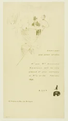 Invito per i coniugi Alexandre Natanson
