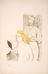 La Coiffure. Programma del Théâtre Libre