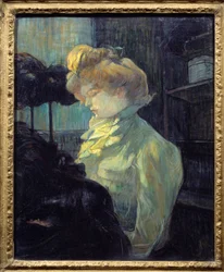 La modista Dipinto di Henri de Toulouse-Lautrec (1864-1901) 1900