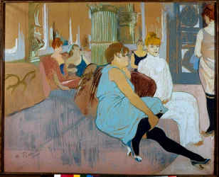 Il salone di rue des Moulins (Parigi)