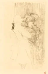 Lender e Auguez in La chanson de fortunio Lender et Auguez dans La chanson..., 1895