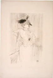 Mademoiselle Marcelle Lender, in piedi