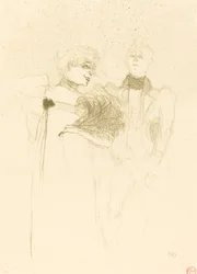 Mlle. Lender in Madame Satan, 1894