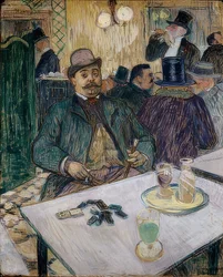 Monsieur Boileau in un caffè. 1893