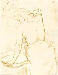 Donna che si lava Femme qui se lave, 1896