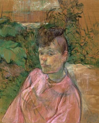 Donna nel giardino di Monsieur Forest