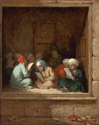 Una scuola turca, 1870
