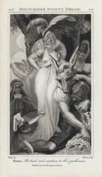 Illustrazione per Sogno di una notte di mezza estate di Shakespeare