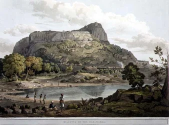 Riacotta nel Baramahal, tavola XII, inciso da Daniel Havell 1809