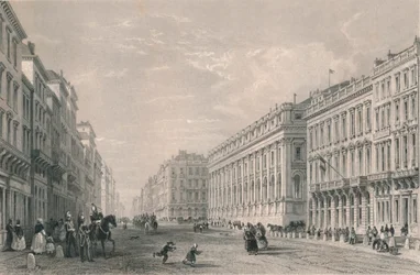 Rue du Chapeau Rouge, Bordeaux, metà del XIX secolo
