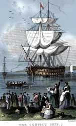 La nave dei condannati, c1820