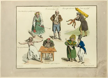 Piatti dalle illustrazioni alle canzoni popolari
