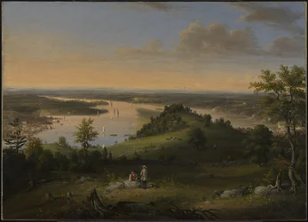 Scena sul fiume Hudson, 1849