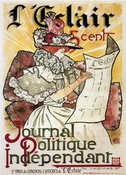 LEclair: Poster del Journal Politique Independent