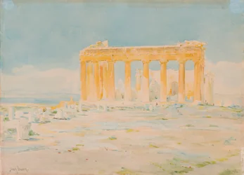 Il Partenone, facciata est