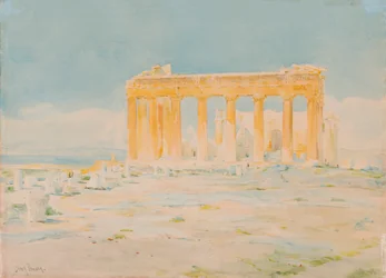 Il Partenone, facciata est