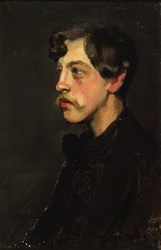 Ritratto del poeta Camille Mauclair