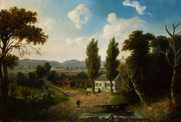 Paesaggio con diligenza