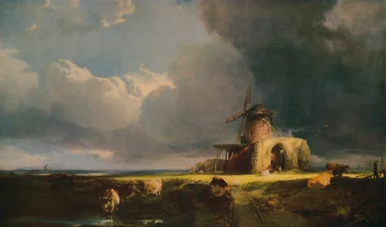 Abbazia di San Benet, sul Bure, c1854