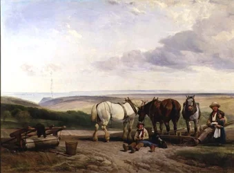 Il lato sud della valle di Ecclesborne, vicino a Hastings, East Sussex