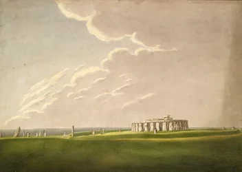 Il Grande Tempio Antediluviano di Stonehenge: nel suo stato originale dal Nord, 1824-1839