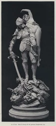 San Giorgio e la fanciulla salvata (incisione)