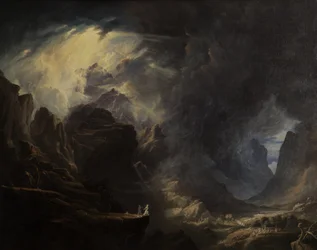 Mosè sul monte, 1828-1829