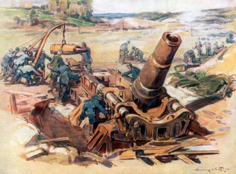 370 Mortaio in azione