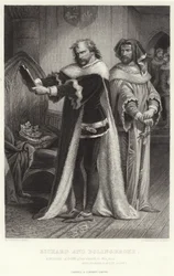Riccardo e Bolingbroke, Re Riccardo II, Atto IV, Scena I