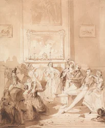 La vita di un nobile: Scena terza - La casa notturna