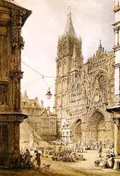 Cattedrale di Rouen, facciata ovest