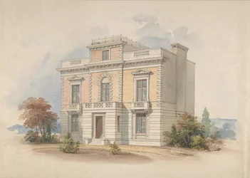 Una villa in stile italiano, 1820-85