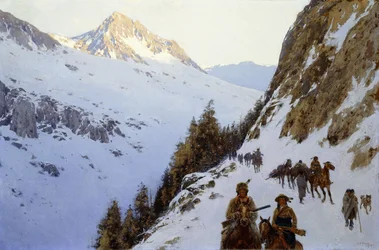 Il sentiero sul passo, 1910
