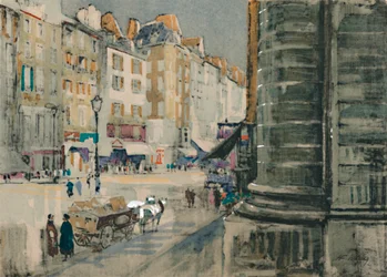 La strada di Saint-Antoine della Rivoluzione, c1927, 1927