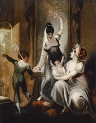 Una madre con la sua famiglia in campagna, 1806-7