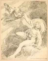 Ganimede Celeste, tavola XV dalla seconda edizione di Specimens of Polyautography