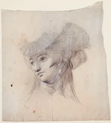 Studio di ritratto di una donna, probabilmente Mrs Fuseli