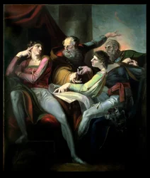 La disputa tra Hotspur, Worcester, Mortimer e Glendower, 1784