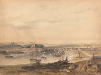 Una vista di Rochester, la città e il porto