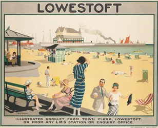Poster pubblicitario di Lowestoft