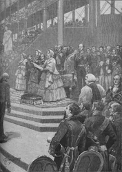 La Regina apre il Crystal Palace, 1892