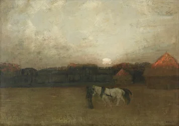 Il campo di stoppie, c. 1909