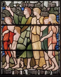 O Voi Figli degli Uomini, Finestra Benedicite (dettaglio)