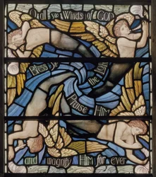 O Venti di Dio, Finestra Benedicite (dettaglio)