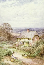 Il cottage dal tetto di paglia