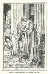"Blanche la Regina Madre bacia Herman"