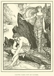 Calipso ha pietà di Ulisse