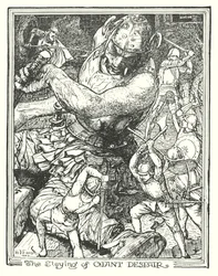 Illustrazione per Il cammino del pellegrino di John Bunyan (litografia)