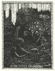 Illustrazione per Il cammino del pellegrino di John Bunyan (litografia)
