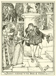 La scortesia di Jeanne verso il duca di Cleves